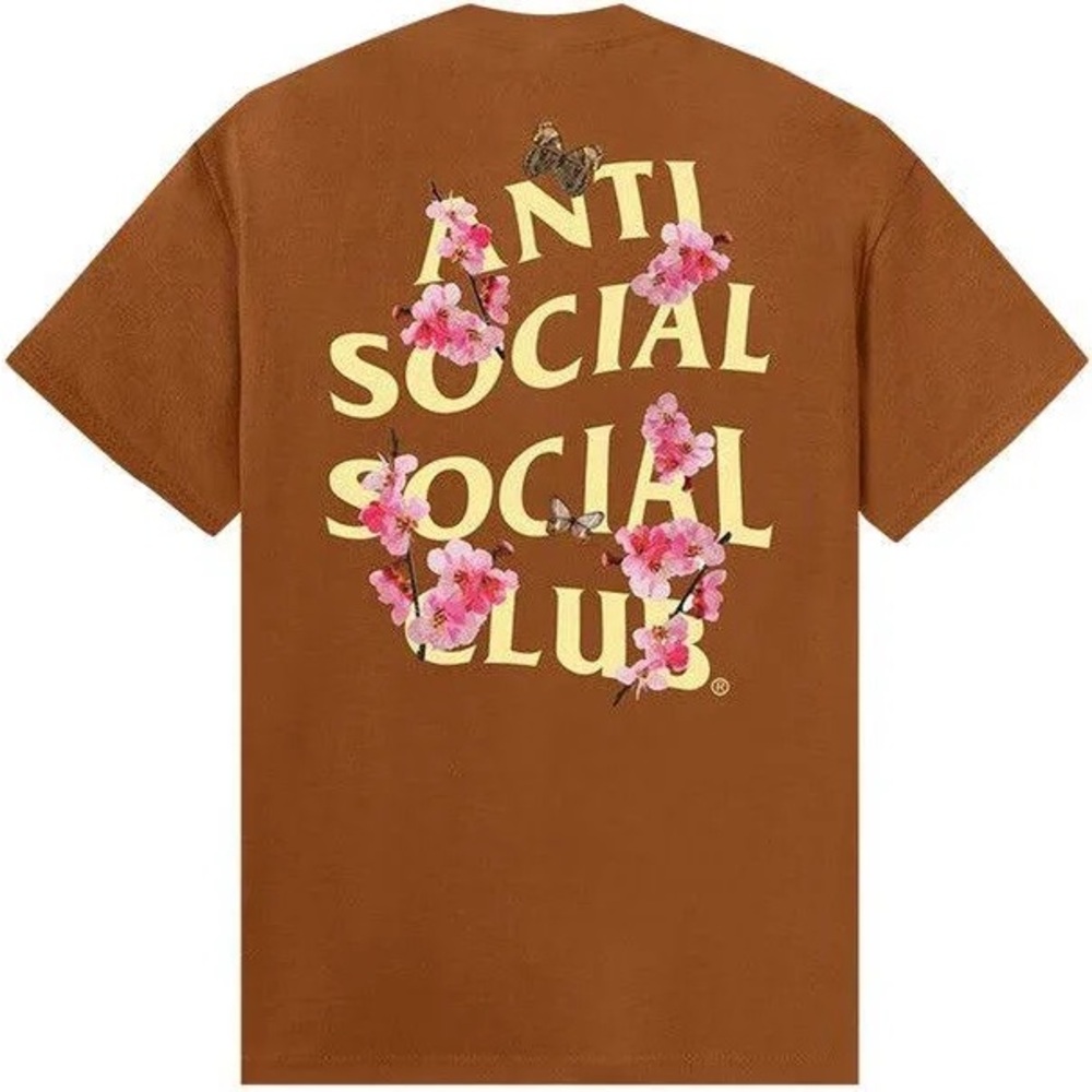Anti Social Social Club-Kkotch Tee, 2XL, Brown, NWT